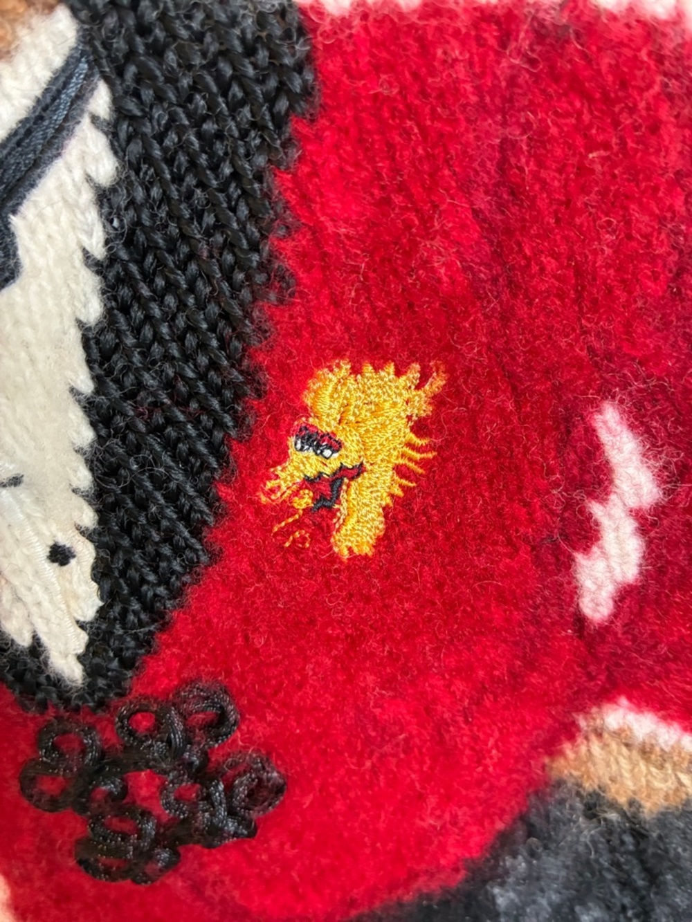 Polo Ralph Lauren Lunar New Year Polo Bear Crewneck Sweater in Cream Medium Rare - Picture 9 of 15